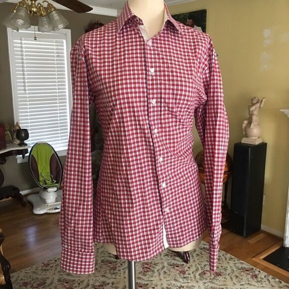 Pink dress shirt size 15 - Picture 4 of 4